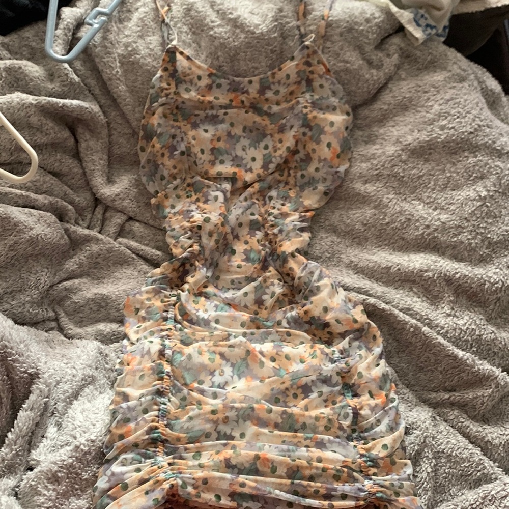 very beautiful floral shein dress